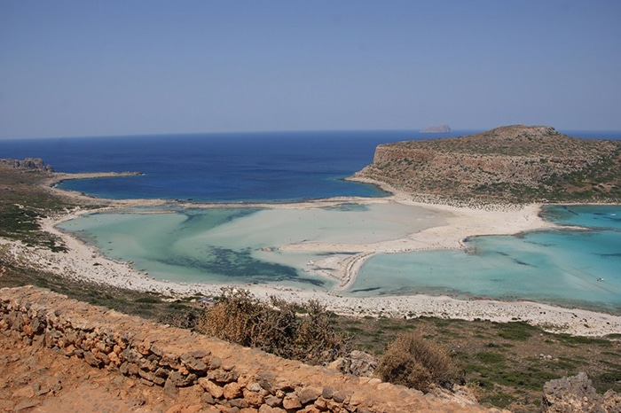 Vista de Balos pelo acesso terrestre | Foto por Sarita Reed