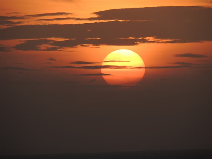 O incrível pôr do sol de Jericoacoara | Foto por Sabrina Levensteinas