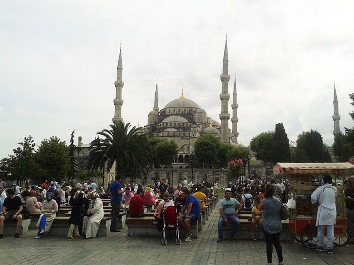 A Mesquita Süleymaniye, na parte antiga de Istambul | Foto por Pedro Henrique Ferreira