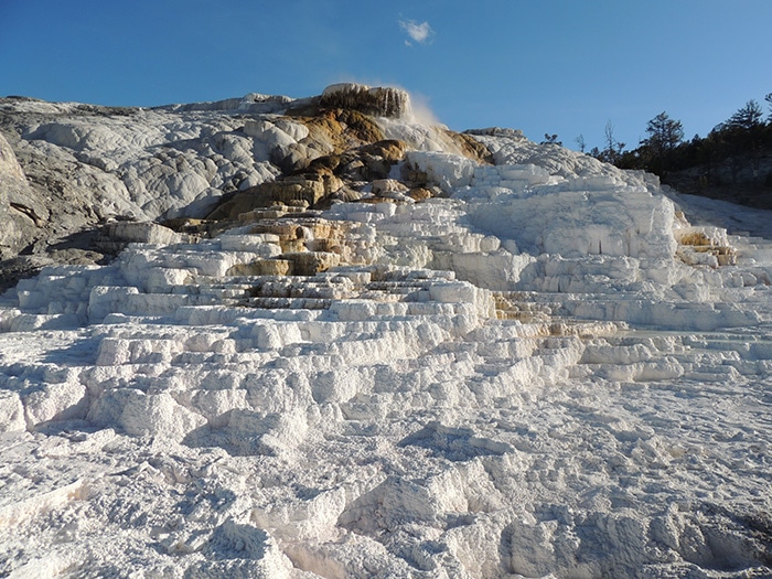 Mammoth Springs | Foto Sabrina Levensteinas